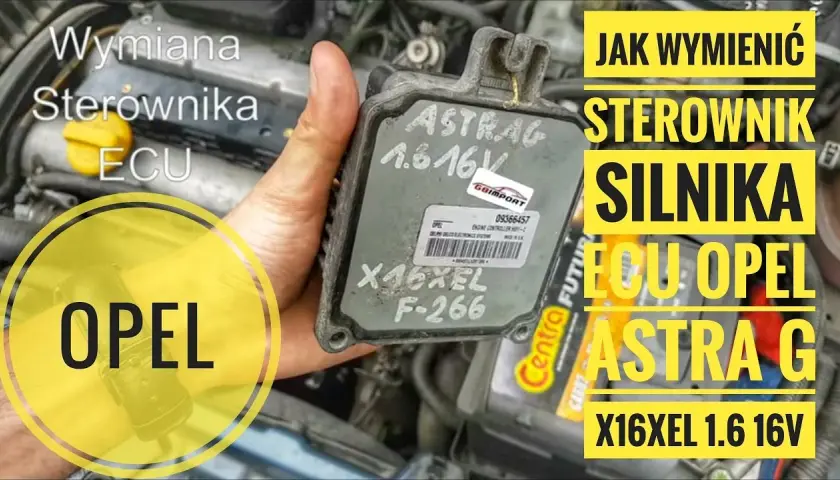 Gdzie znajduje się sterownik silnika Astra G? Odkryj łatwe lokalizacje