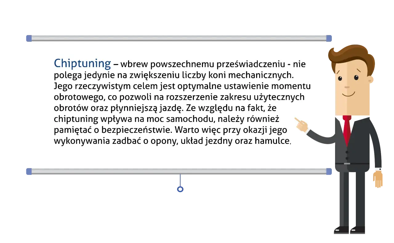 Chiptuning to optymalizacja pracy silnika, nie tylko zwiększenie mocy. Pamiętaj o bezpieczeństwie i zadbaj o hamulce!